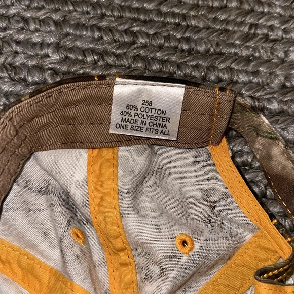 NWT REALTREE adjustable Camo Co-op Cap/Hat Smith Farmers OSFA SMITH CO TN - Picture 3 of 4